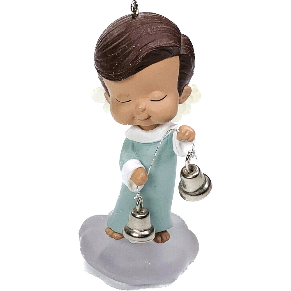 Hallmark Mary's Angels WILLOW Keepsake Ornament #15 Blue Bells 2002 No Box